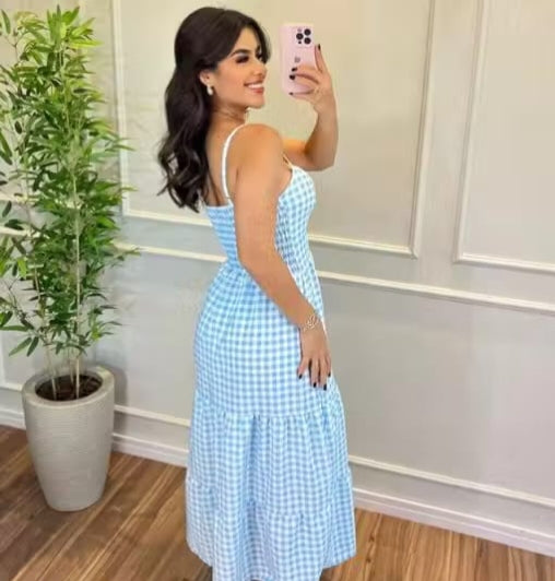 COTTON TIERED MAXI DRESS