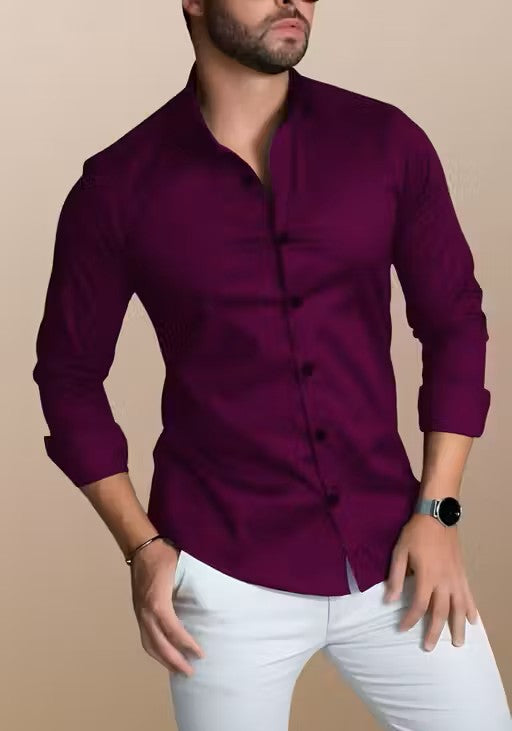 Premium Stylish Shirts For Men - WINE