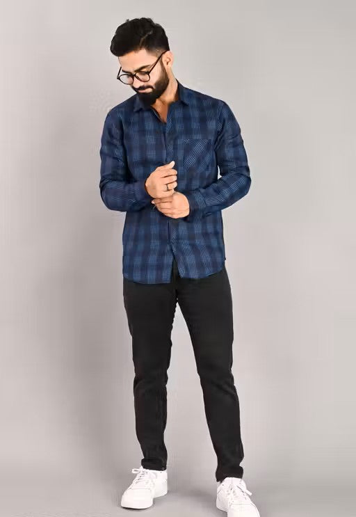 Men's Checked Regular Multicolor Shirts