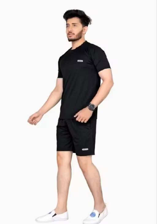 SHORTS T-SHIRT COMBO,BLACK SHORTS AND T-SHIRT