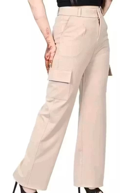 High-Rise Casual Trousers for Women