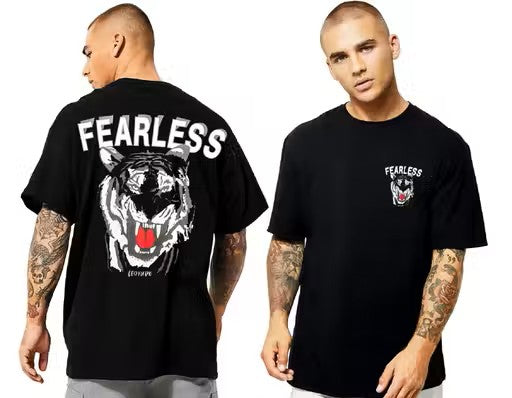 Trendy Trond Stylish Sensational Oversized Pack Printed Half Sleeve T-shirt