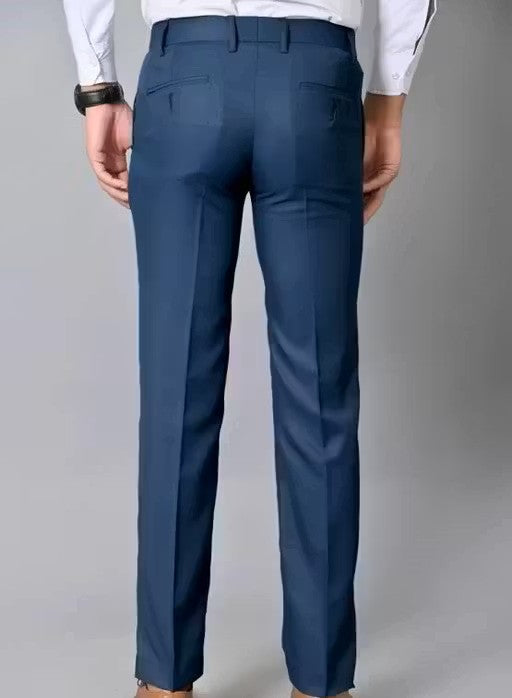 Regular Cotton Blend Formal Wear Trouser Pant