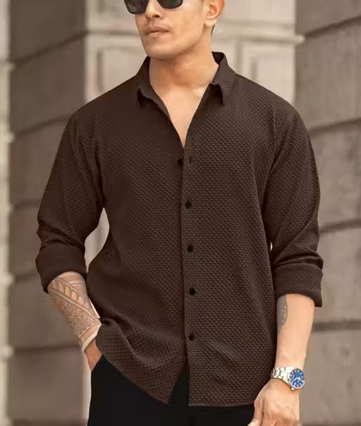 Regular Fit Full Sleeves Shirt