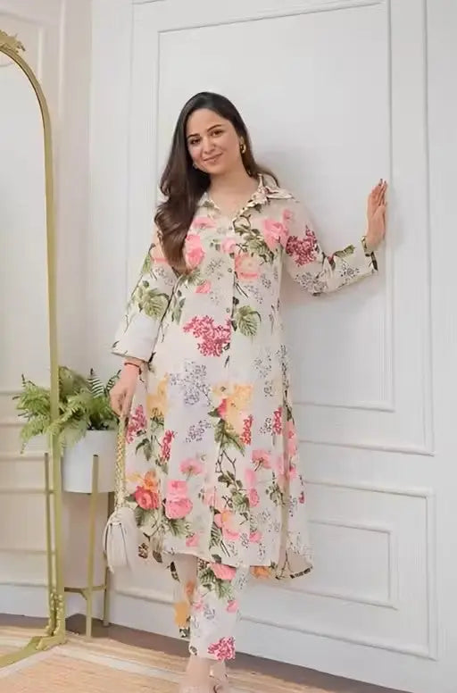 WOMEN PRINTED KURTA SET Velvark.com