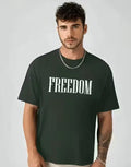 Men's Stylish Oversized Graphic Printed 3/4th Sleeve T-Shirt Velvark.com