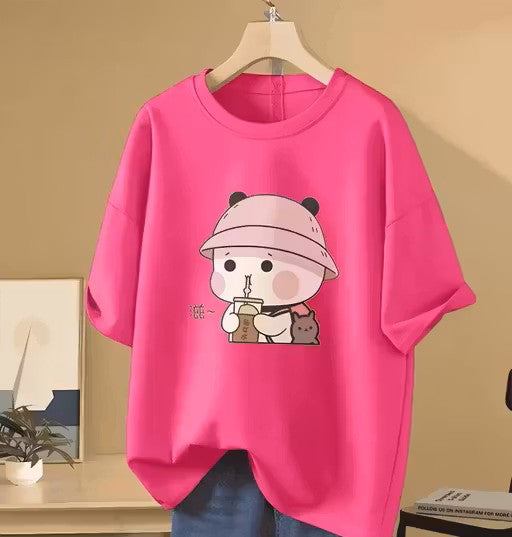 women oversize T shirt / loose fit