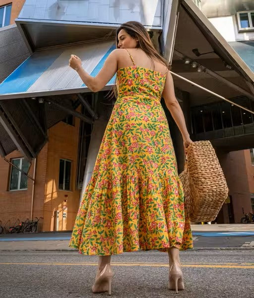 Printed Stylish multicolor Dress Velvark.com