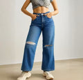 Women’s Comfort Fit Wide-Leg Jeans