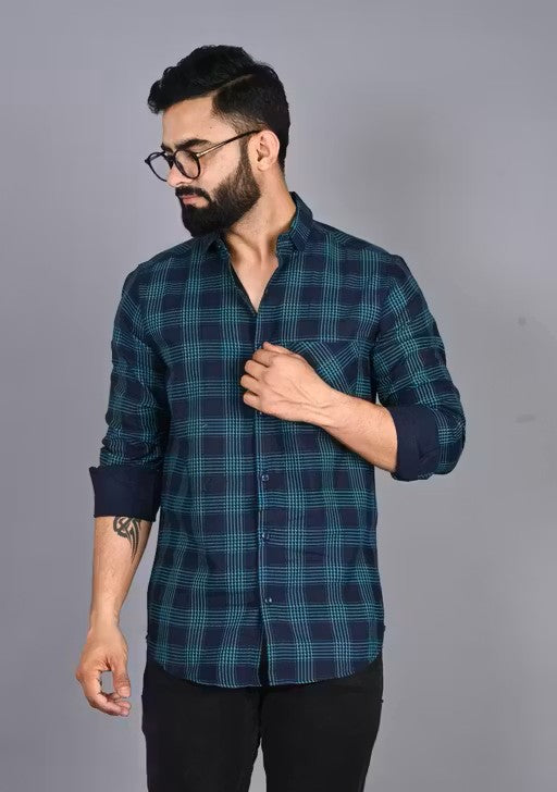 Men's Checked Regular Multicolor Shirts