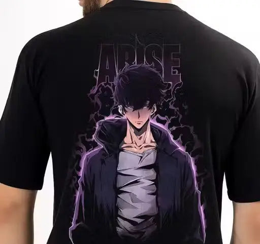 Black Cotton Oversized Anime Velvark.com
