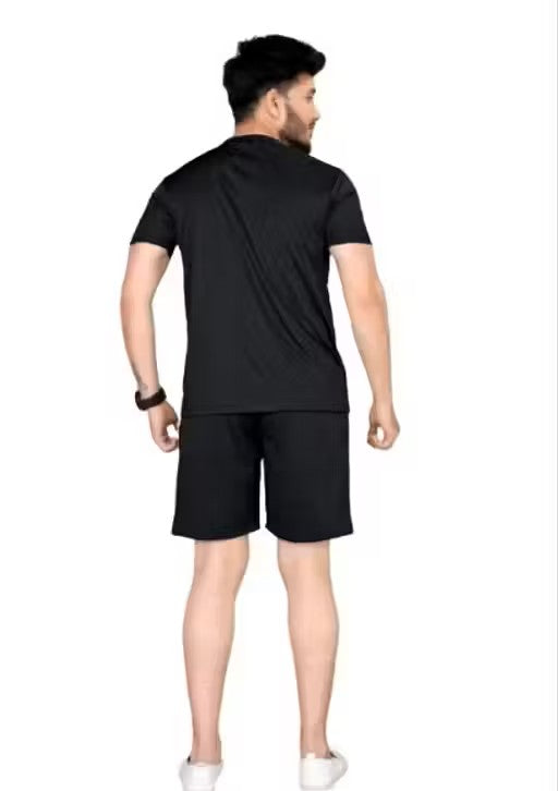 SHORTS T-SHIRT COMBO,BLACK SHORTS AND T-SHIRT