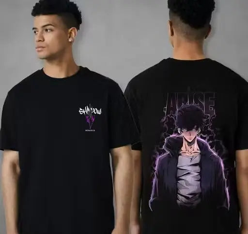 Black Cotton Oversized Anime Velvark.com